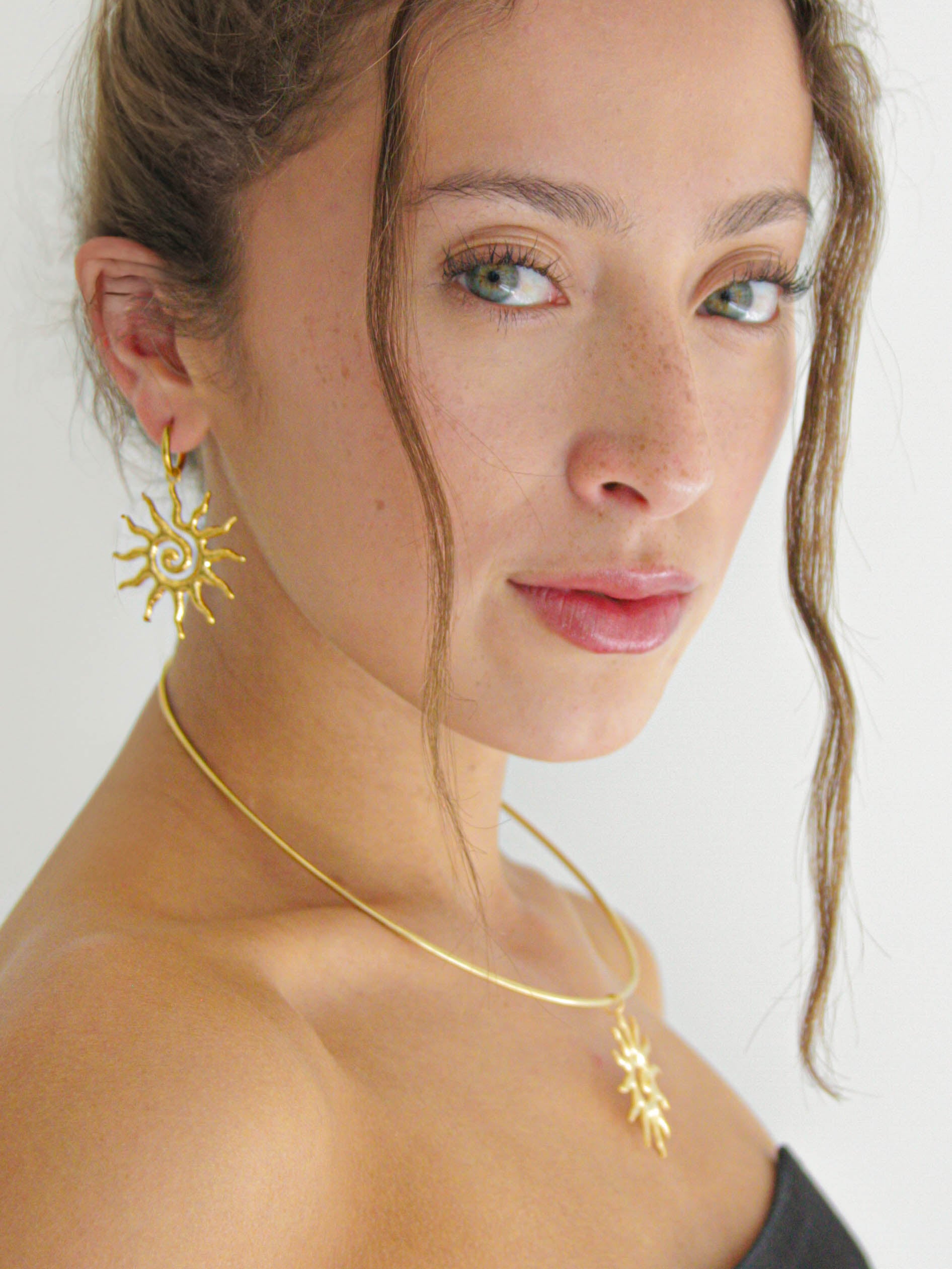 Arete Hoop Sunkissed